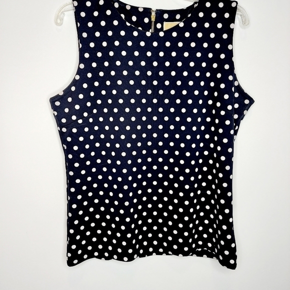 Michael KORS Large black and white polka dot Top - Picture 5 of 8